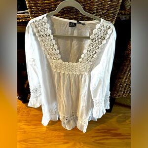 S.R. Fashion white coverup